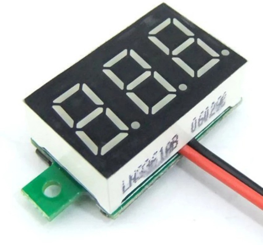 Voltmeter, AC 0.36″ 70-380V Voltage Meter LED Display Digital