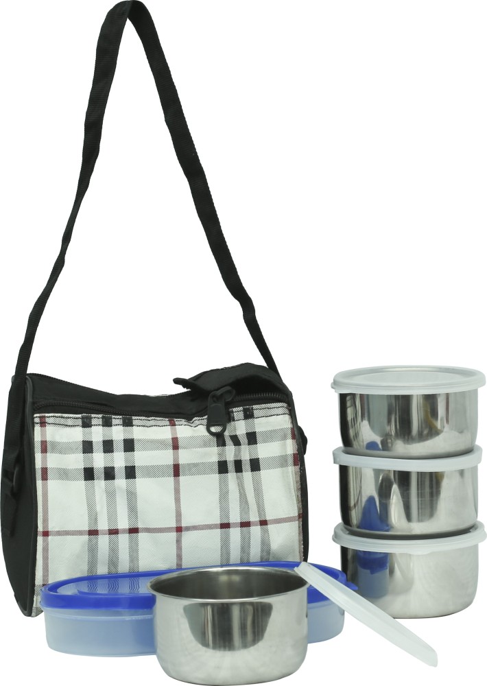 Topware TP062 Blue Check Steel Lock Containers Lunch, 50% OFF