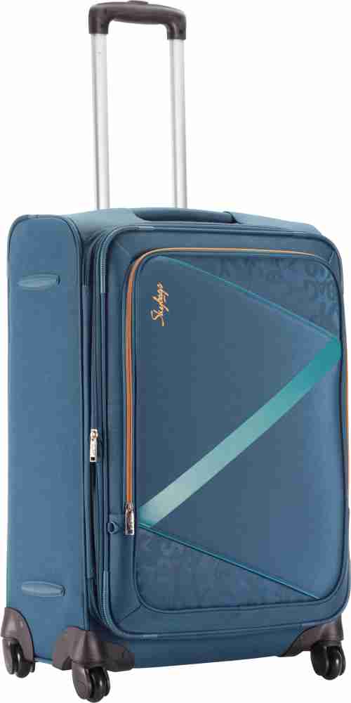 SKYBAGS Spotlight Str Exp 4W E 76 Blue Expandable Check in Suitcase 4 Wheels 31 inch