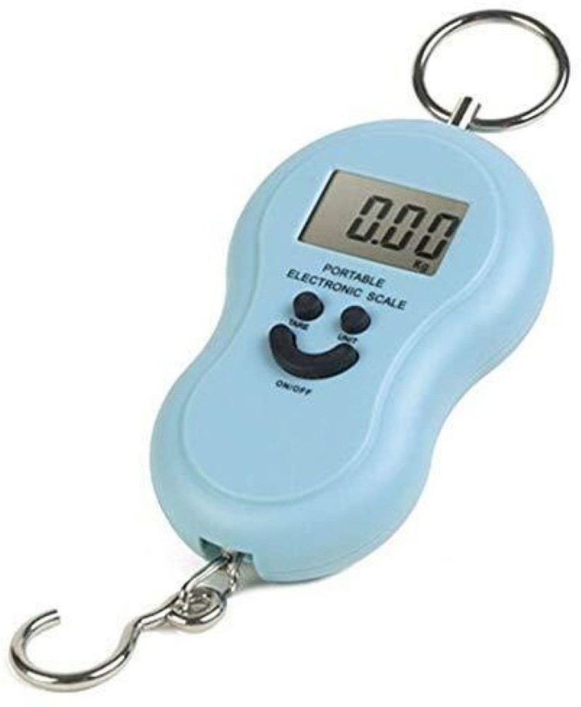 Parrys Retail 40Kg 10g Portable Handy Pocket Smile Mini Electronic Digital  LCD Scale Hanging Fishing Hook Luggage Balance Weight Weighing Scales  Weighing Scale Price in India - Buy Parrys Retail 40Kg 10g