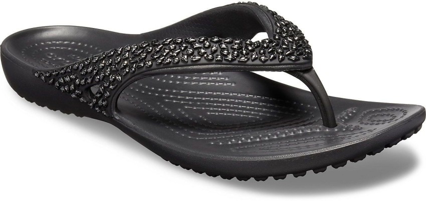 CROCS Kadee II Embellished Flip W Women Black Flats Buy CROCS