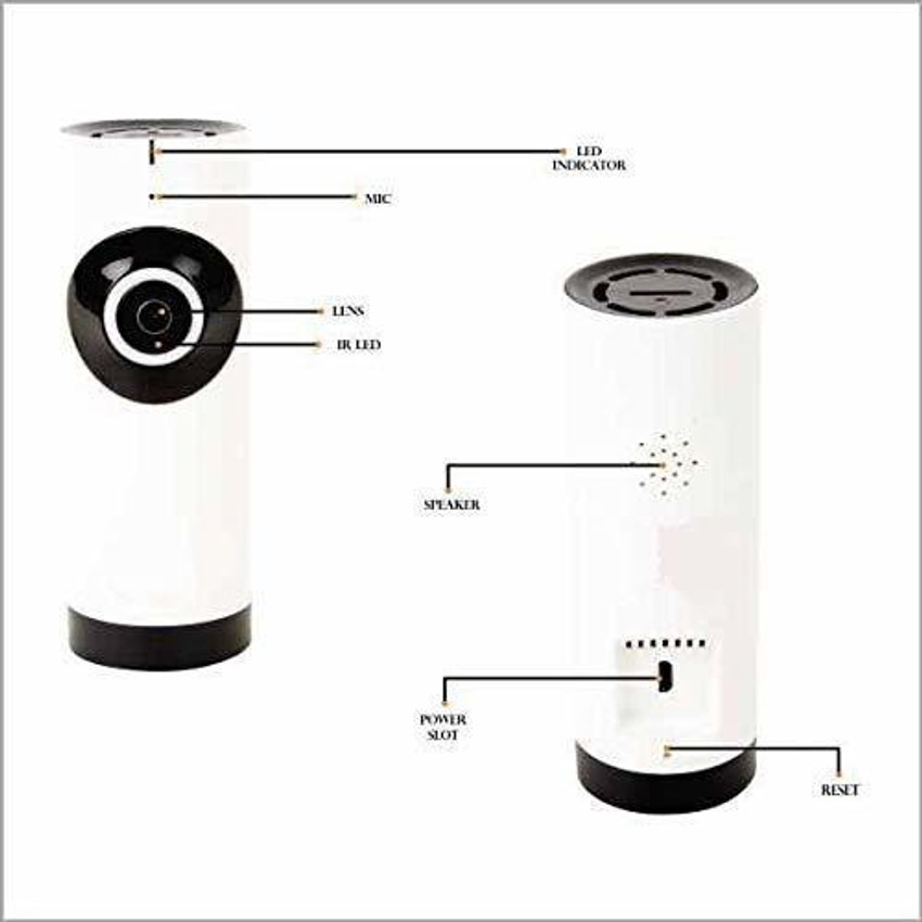 IC PLUS 6 WiFi Home Security Camera Fisheye 180 Panoramic View