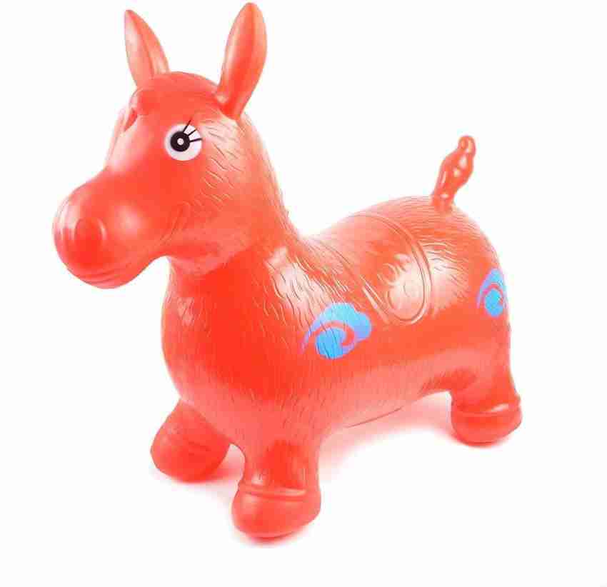 Space bouncy orange toy for riding on hotsell