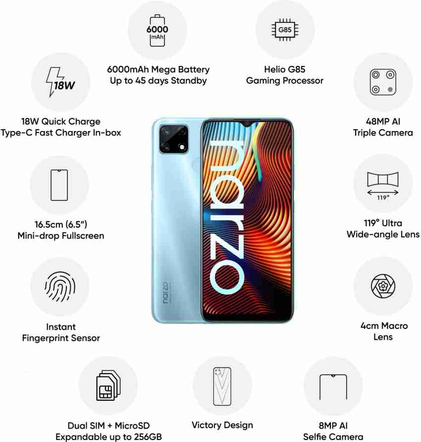 realme narzo 20 specs