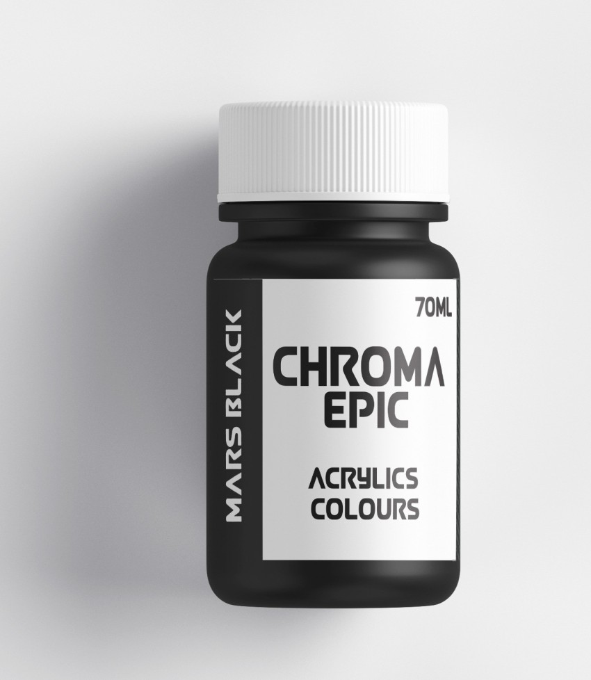 chroma Epic Mars Black Acrylic Paint 70ML 