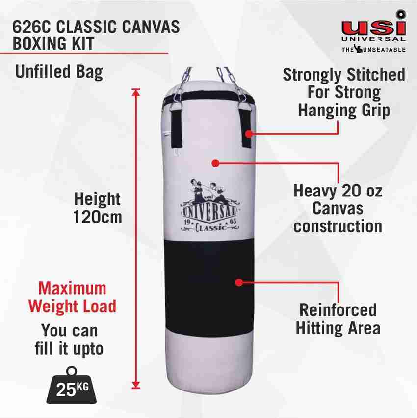 usi Boxing Bag Punching Bag 626C Classic 120cm Canvas Filled Boxing Bag Hanging Bag Buy usi Boxing Bag Punching Bag 626C Classic 120cm Canvas Filled Boxing Bag