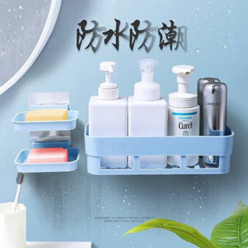 Vodzy 8 Bathroom Shelf and Soap Dish Combo (4 Bathroom Shelves+ 4 Soap Dish  Holder) Plastic Wall Shelf Price in India - Buy Vodzy 8 Bathroom Shelf and  Soap Dish Combo (4