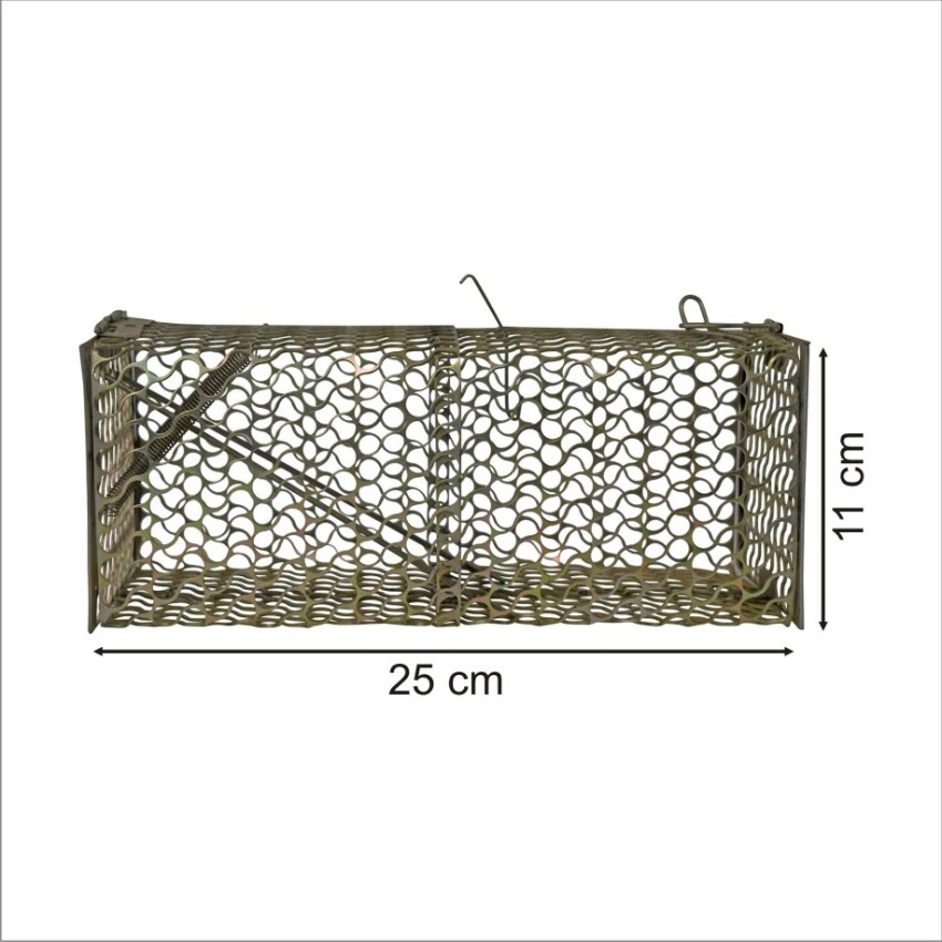 MITHO Wire Big Size Iron Rat/ Mouse Trap/Cage One Way Entrance, Silver  Colour010 Live Trap Price in India - Buy MITHO Wire Big Size Iron Rat/ Mouse  Trap/Cage One Way Entrance, Silver