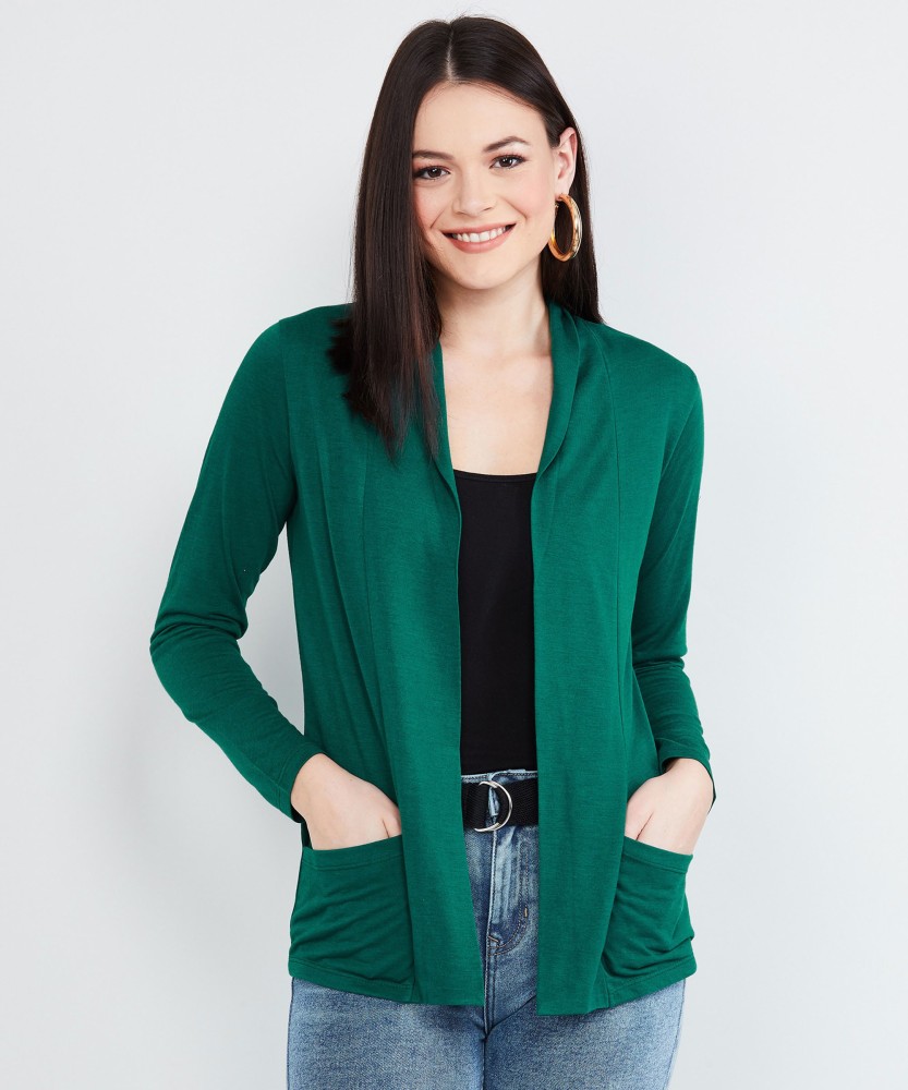 Green on sale shrug online