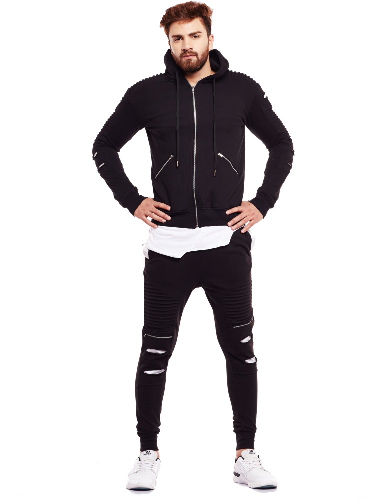 FUGAZEE Solid Men Track Suit - Buy FUGAZEE Solid Men Track Suit