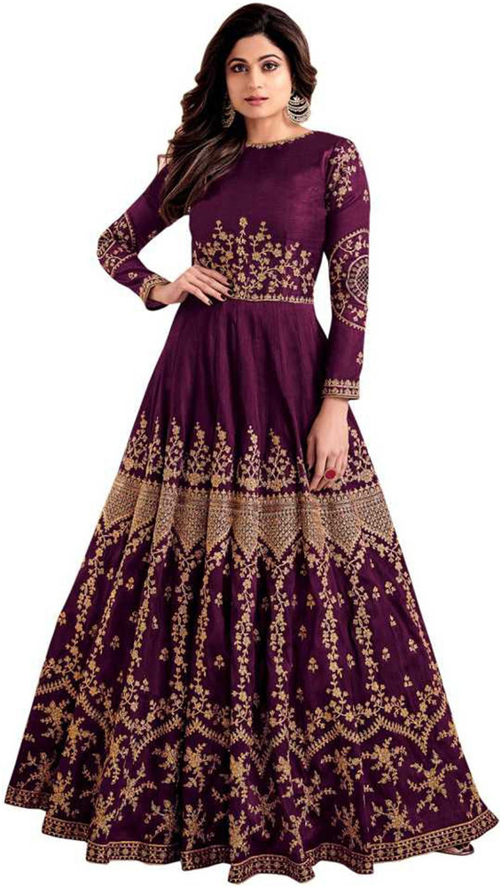 Kedar Fab Anarkali Gown Price in India - Buy Kedar Fab Anarkali Gown online  at Flipkart.com