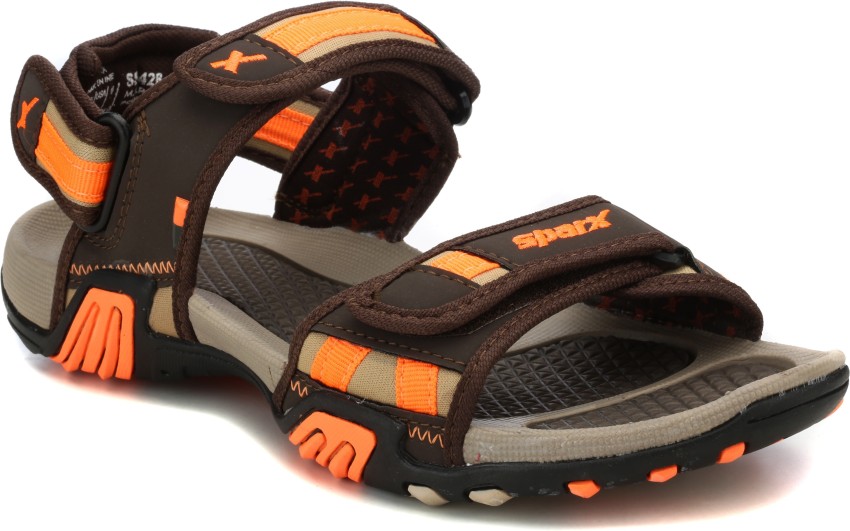 Sparx Sparx Men SS 428 Brown Beige Floater Sandals Men Brown Beige Orange Sandals