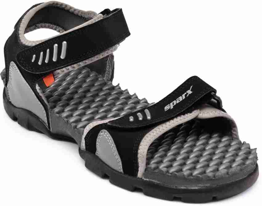 Sparx Men SS 103 Men Black Grey Sandals