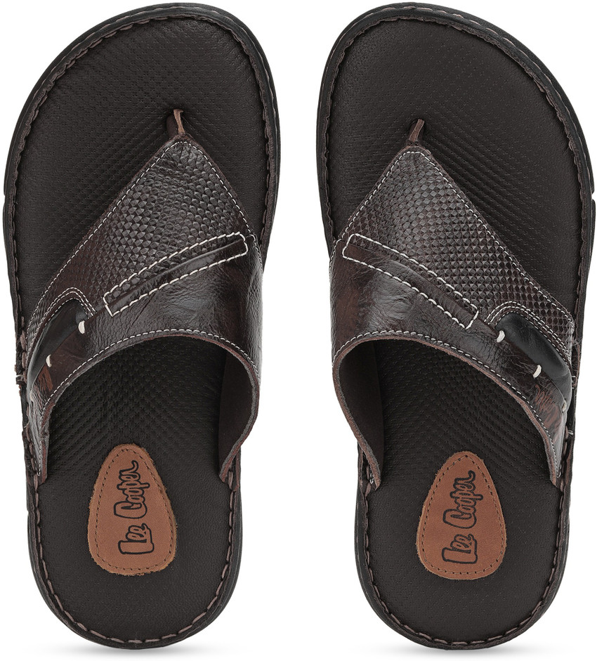 Lee cooper men's leather sandals and floaters outlet