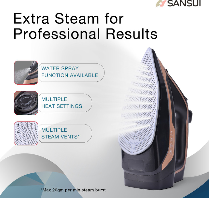 Sansui cordless iron top