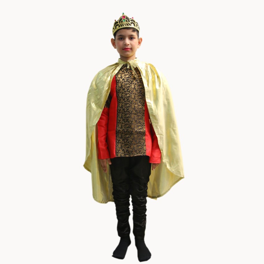 fun shack King Outfit for Boys, King Costume for Kenya