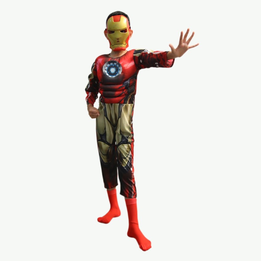 ITSMYCOSTUME Ironman Superhero Costume - Fancy Dress Costume For Boys -  (Material Nylon Lycra) Kids Costume Wear Price in India - Buy ITSMYCOSTUME  Ironman Superhero Costume - Fancy Dress Costume For Boys - (