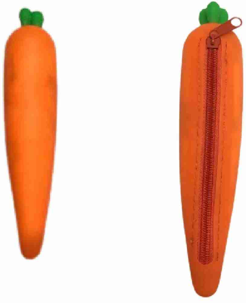 Creative Fruit And Vegetable Shape Silicone Pencil Case