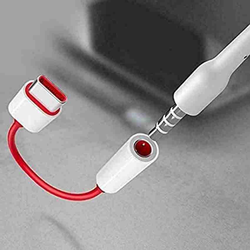 OnePlus 1 Red Type C to 3.5 mm Jack Converter Audio Earphone