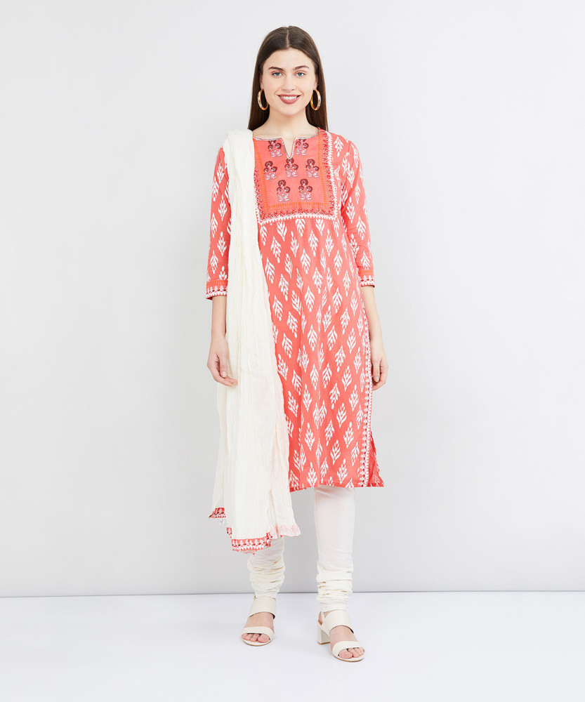 Flipkart white shop churidar