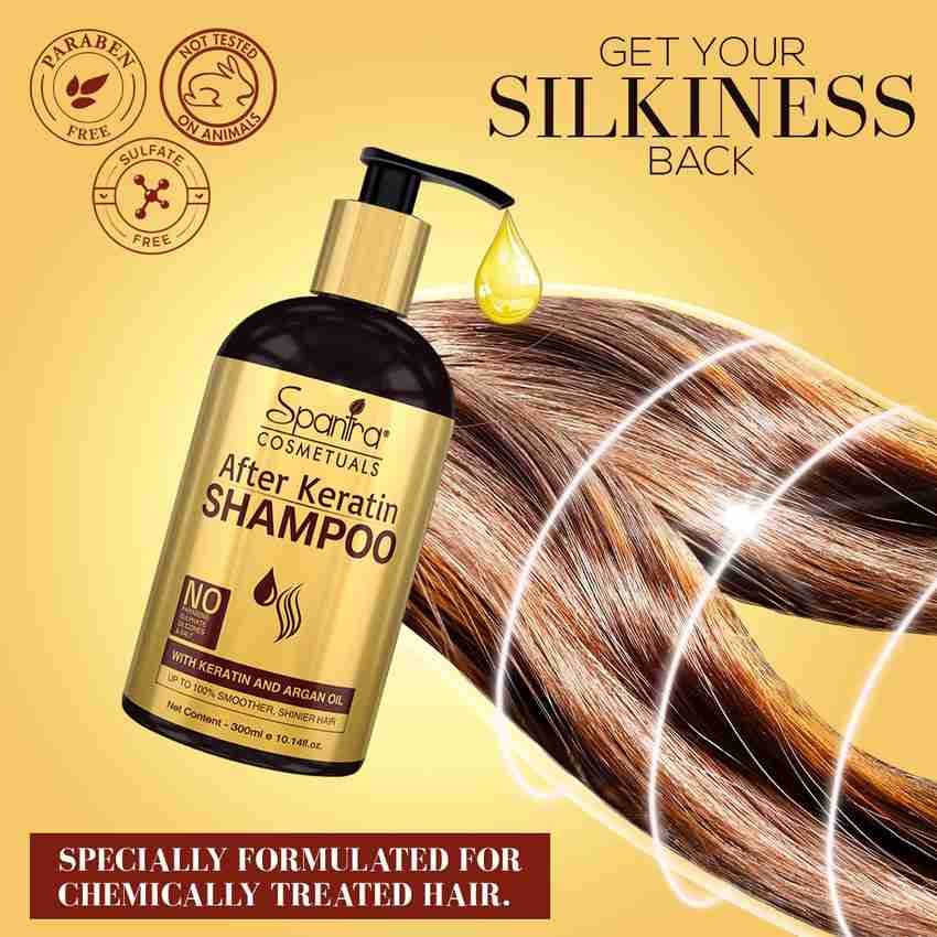 Shampoo after store smoothing treatment