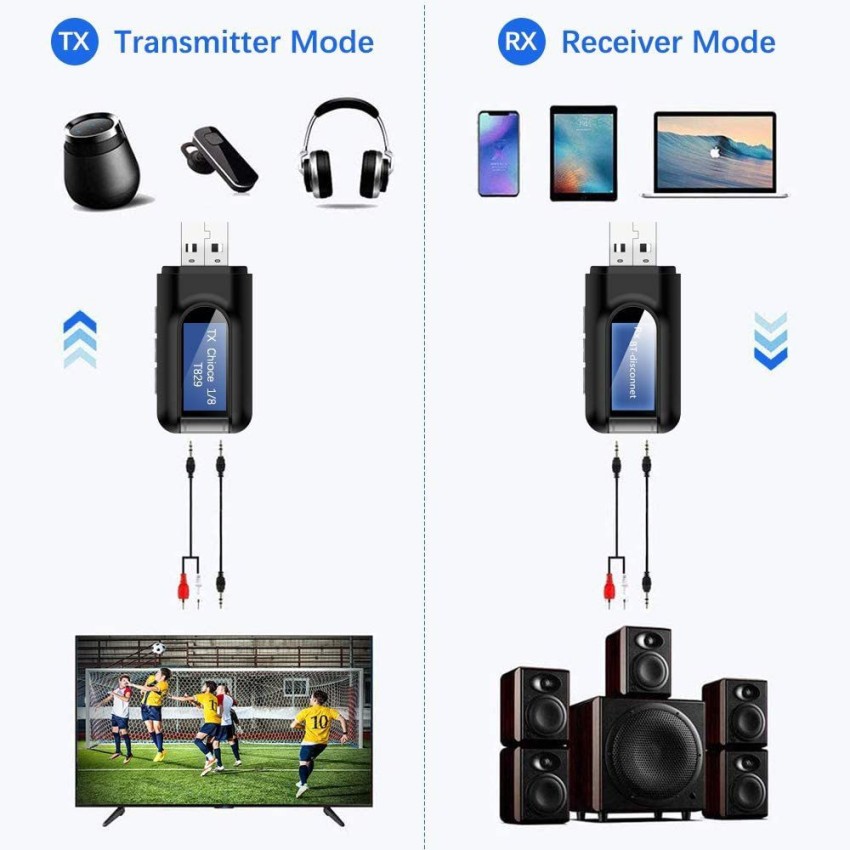 Køb [REYTID] Bluetooth 4.0 TV Audio Transmitter with Dual