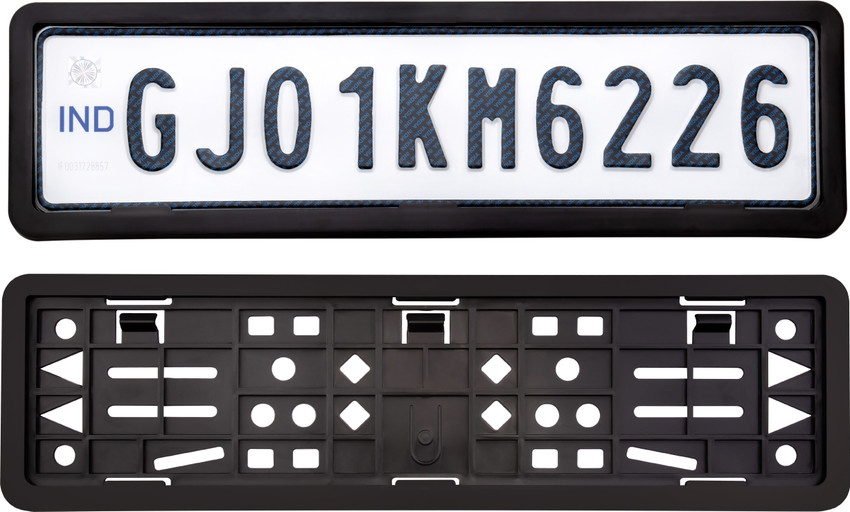 Car number plate frame price new arrivals