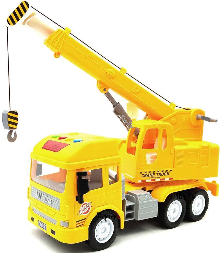 Giftary 1 Big Size Unbreakable Crane Toy For Children Playing Toys For Babies And Kids Big Size Truck Toy With Lights And Music UNBREAKABLE 1 Big Size Unbreakable Crane Toy For Children