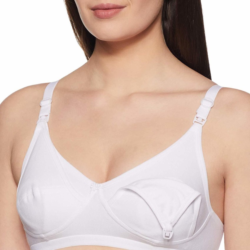 Buy Zielen Women's Cotton Feeding Bra/Maternity/Nursing Bra Non