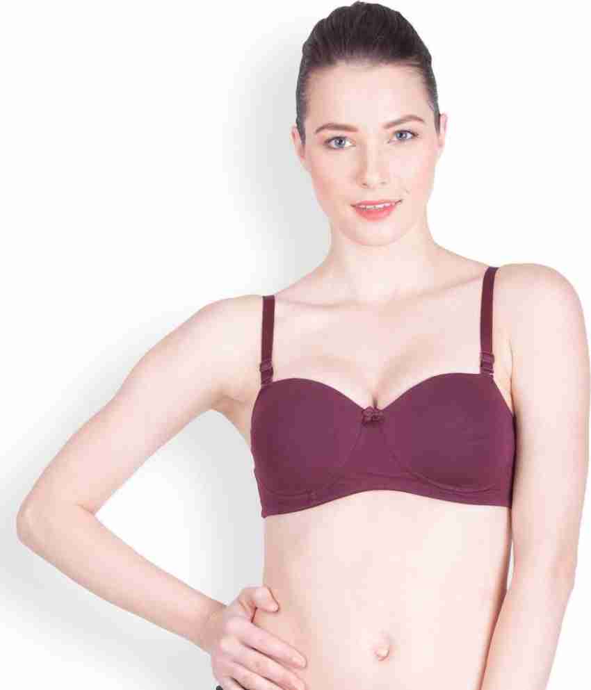 Plain Padded 522 Lyra Ladies Vine Cotton Hosiery Bra, For Inner