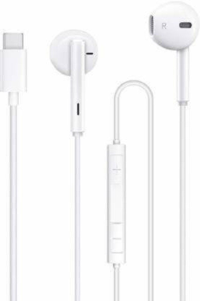 Pacificdeals Type C Mobile Earphones for Redmi Note 9 Galaxy Note