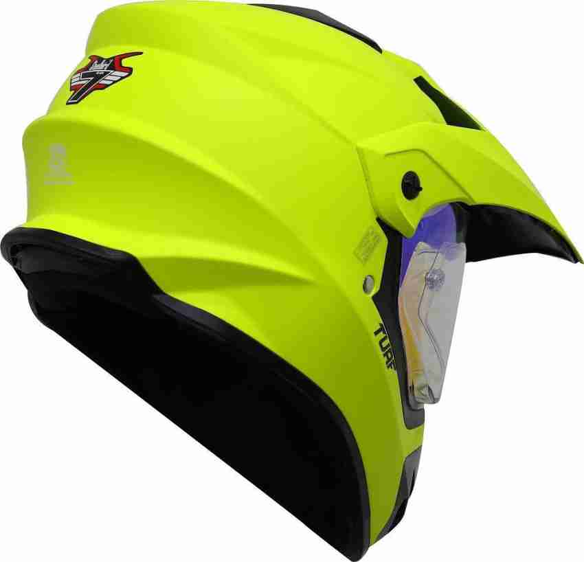 Neon discount motocross helmet