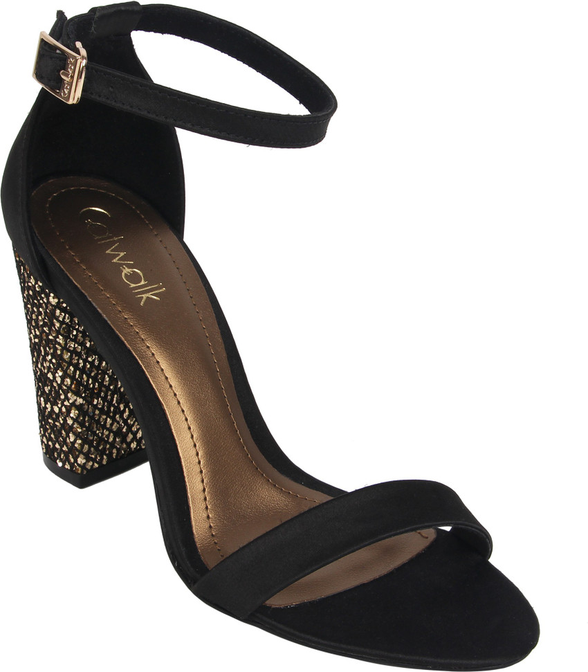 Catwalk black heels online