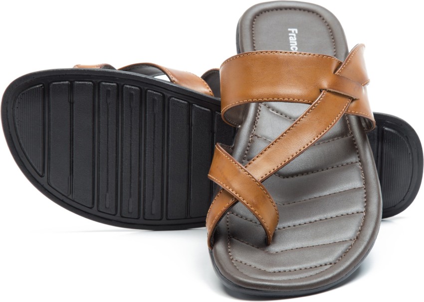 Franco leone men's leather sandals 2024 and floaters