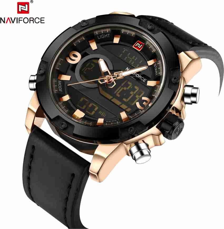NAVIFORCE NF9097 L BLK NF9097 L BLK Analog Digital Watch For Men