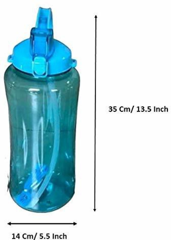 Breewell 3 L Sports Water Bottles, Portable Wide Mouth Big Plastic Bottle  3000 ml Sipper