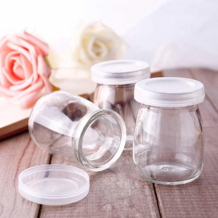 Buy JNSM Glass Container Jar With Lid For Kitchen Small Jars for