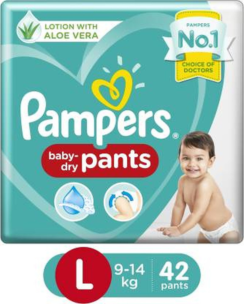 Flipkart pampers l size sale