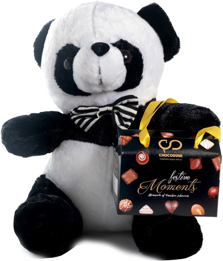 Panda teddy bear blue deals magic price