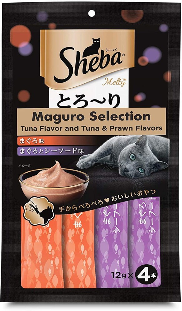 Sheba Melty Premium Cat Snack Food Tuna Tuna Seafood 48g Pack