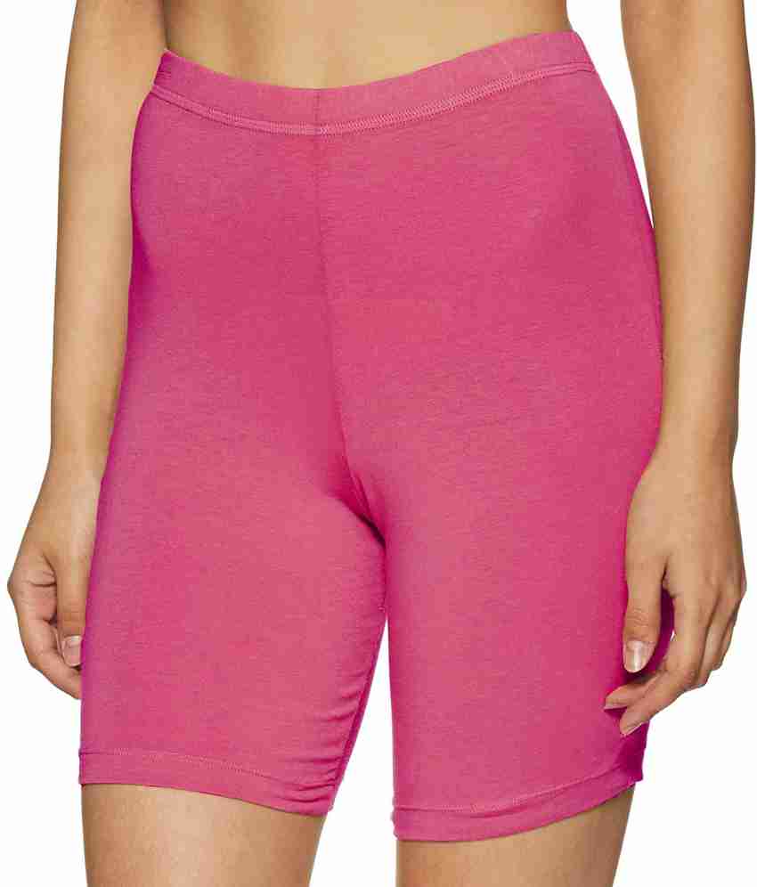 OUTFLITS Solid Women Pink Cycling Shorts - Buy OUTFLITS Solid 
