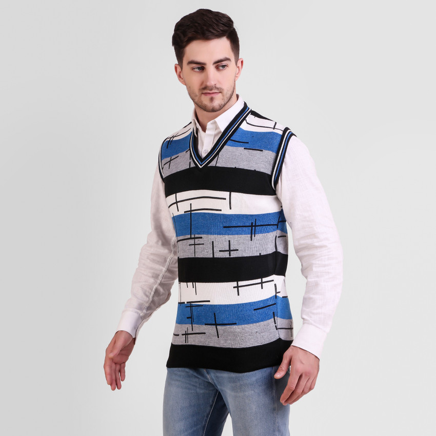 Light blue sweater vest top