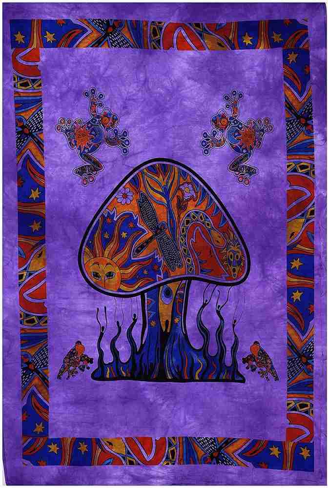 Shrooms tapestry 2025