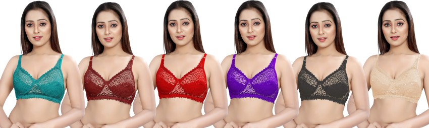 Buy online Multi Colored Net Bras And Panty Set from lingerie for Women by  Madam for ₹1099 at 65% off