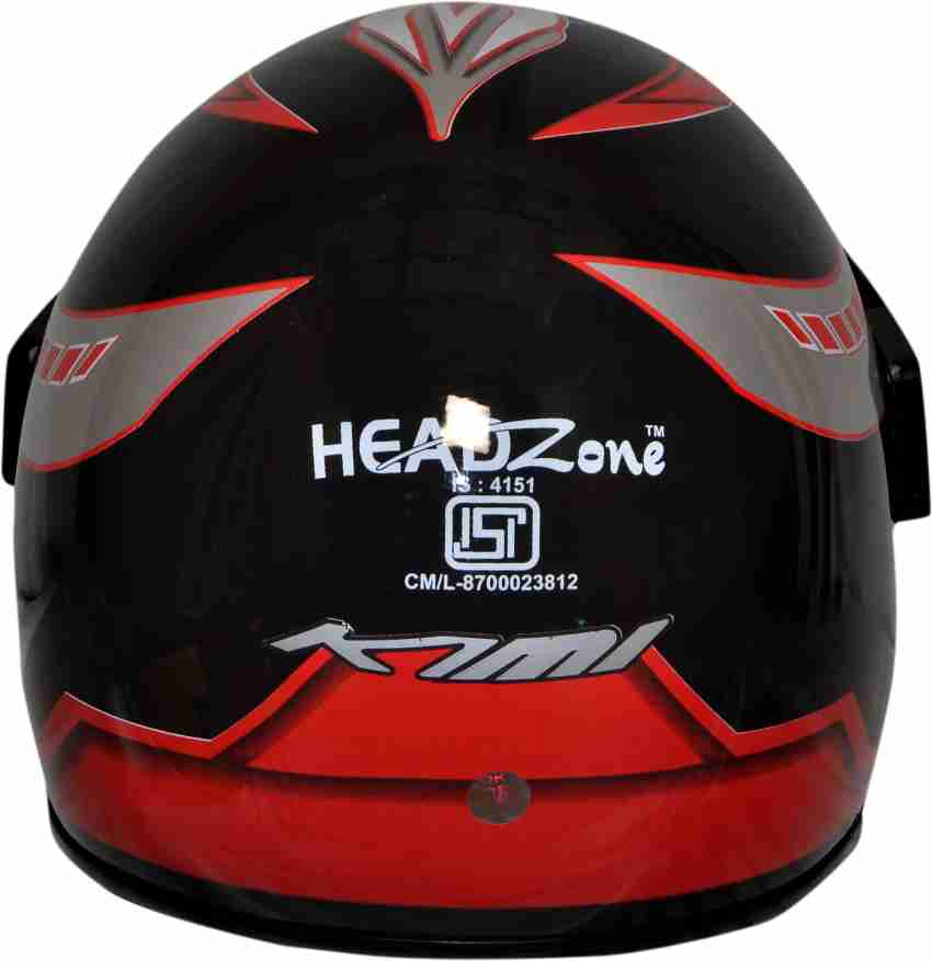 HEADZONE 6 JALI KIMI STICKER RED Motorbike Helmet - Buy HEADZONE 6 