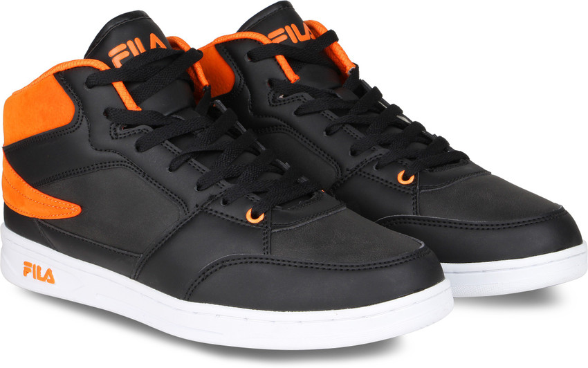 Orange fila cheap
