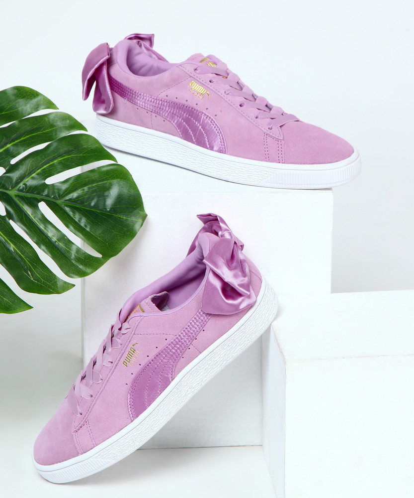 Puma suede bow junior hot sale
