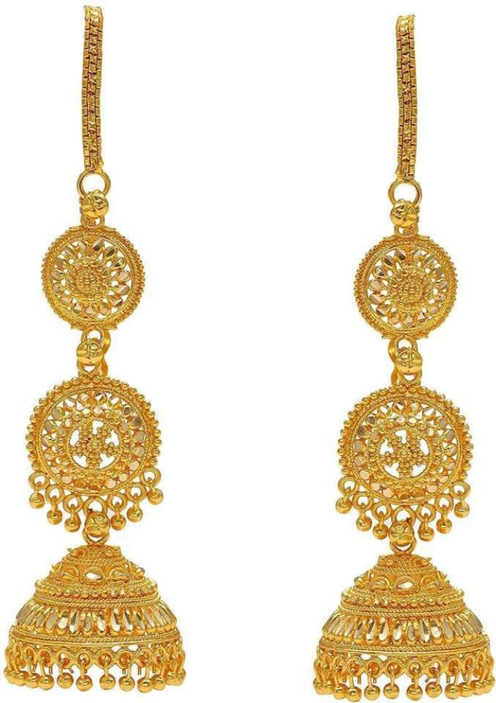 Karatcart Kundan Gold and White Sahara Earrings Buy Karatcart Kundan Gold  and White Sahara Earrings Online at Best Price in India  Nykaa