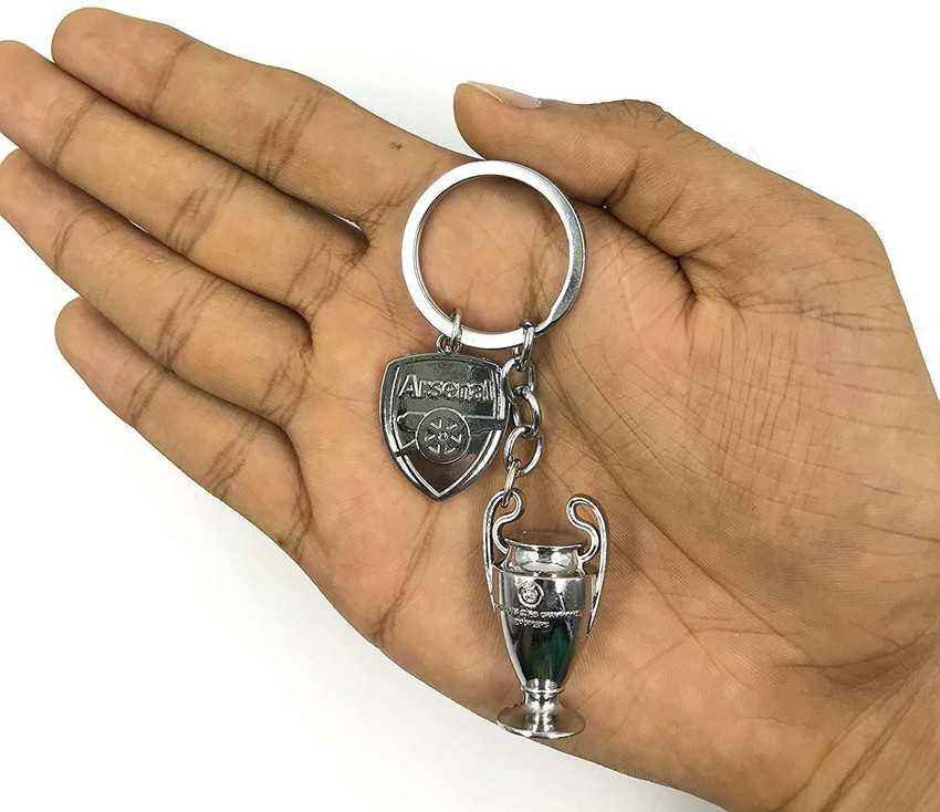 Arkanum ARK1263 Football Sports Arsenal Metal Trophy Keychain UEFA Champions League Premier Football League Heavy Premium Keyring Key Chain Price in India Buy Arkanum ARK1263 Football Sports Arsenal M...