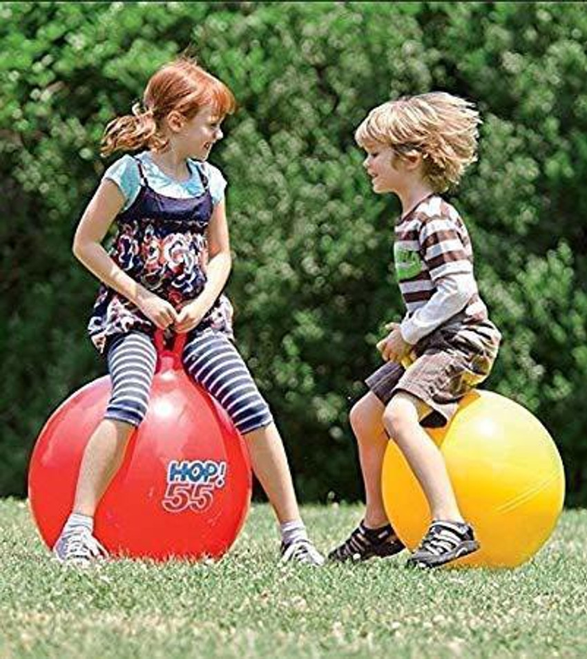 Children's bouncing ball with sales handle